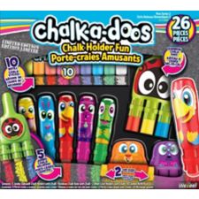 Chalk-a-Doos - Ensemble Porte-Craies Animaux de Compagnie | Crayons, feutres et peinture
