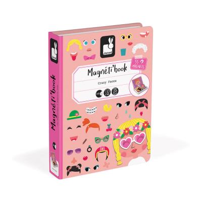 Magnétibook - Visages filles | Jeux magnétiques