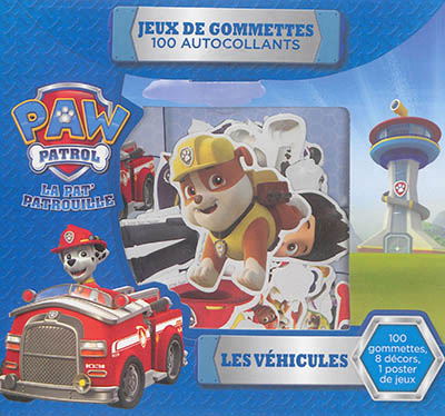 Paw Patrol, la Pat' Patrouille - Jeux de gommettes 100 autocollants | Nickelodeon productions