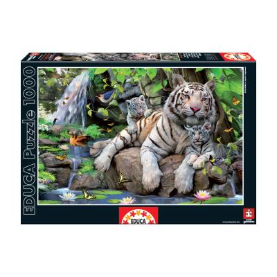 Casse-tête 1000 - Tigres Blancs du Bengale | Casse-têtes