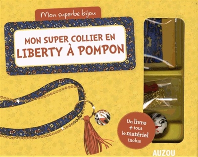 Mon super collier en liberty à pompon | Bijoux et accessoires mode