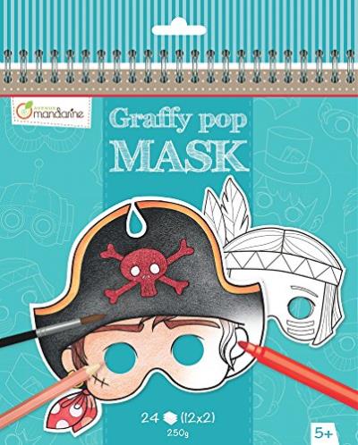 Graffy pop masque - garçons | Dessin/coloriage/peinture