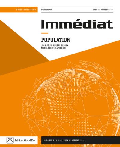 Immédiat - Population cahier d’apprentissage - 5e secondaire (2e édition 2019) | 
