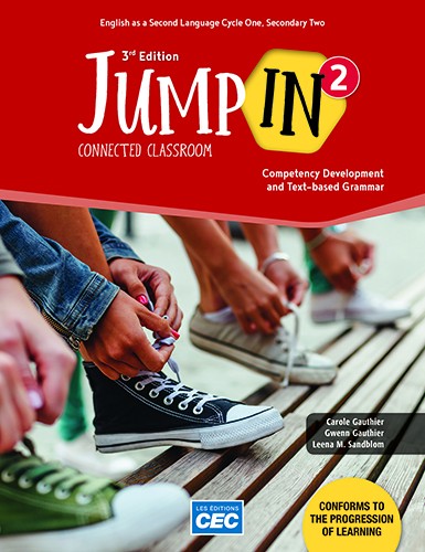 Jump In - Content Workbook, 3rd Ed. + Interactive Activities (print version + Student access - Web 1 year) - Secondary 2 | Gauthier, C.