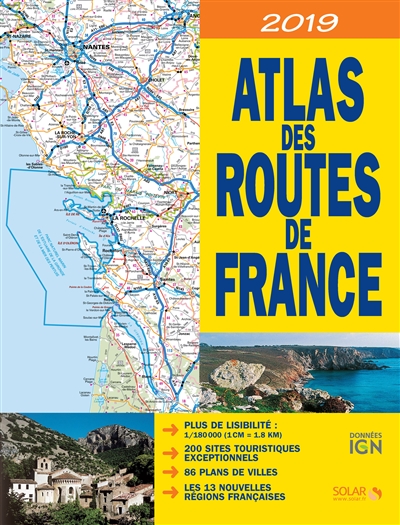 Atlas des routes de France 2019 | 