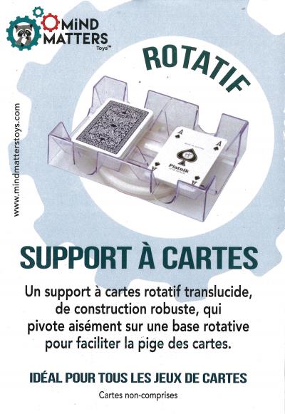 Support à Cartes Rotatif Translucide | Accessoire & Autre