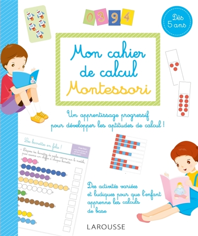 Mon cahier de calcul Montessori | Auriol, Sylvaine