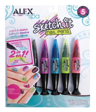 Alex Spa - Crayons pour ongles-Couleurs HOT | Bijoux et accessoires mode