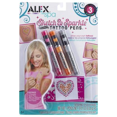 Alex Spa - Ensemble de 3 crayons pour tatouages | Bijoux et accessoires mode