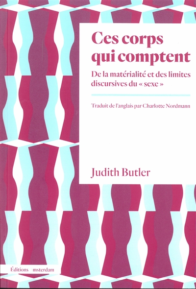 Ces corps qui comptent | Butler, Judith