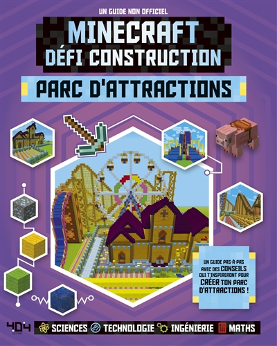 Minecraft défi construction - Parc d'attractions | Davey, Joey