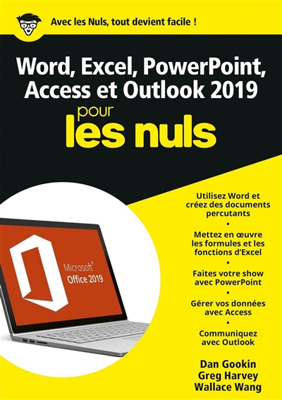 Word, Excel, PowerPoint & Outlook 2019 pour les nuls | Gookin, Dan