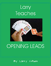 Larry Teaches Opening Leads | Livre anglophone