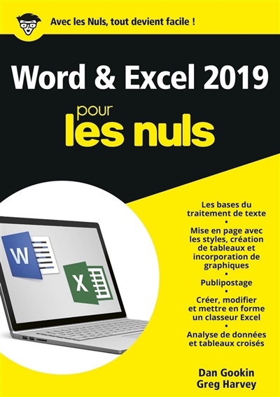 Word & Excel 2019 pour les nuls | Gookin, Dan
