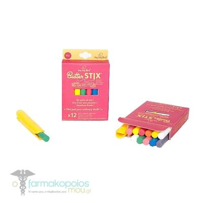 Crayons Butter Stix 12 Craie de Couleurs avec Porte-Craie | Crayons de couleur, feutres  et craies