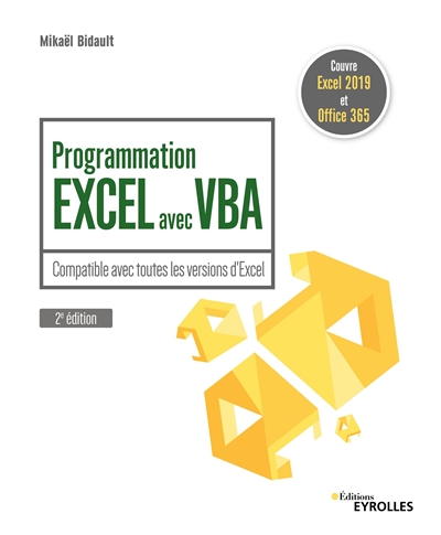 Programmation Excel avec VBA | Bidault, Mikaël