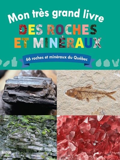 Mon très grand livre des roches et minéraux - 66 roches et minéraux du Québec | Adam, Julie