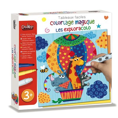 Tableaux faciles - Coloriage magique - Les exploracolo | Dessin/coloriage/peinture