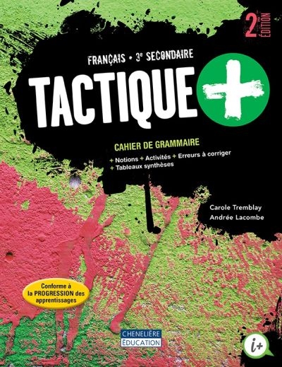 Tactique+, 2e édition - 3e secondaire | Tremblay, Carole