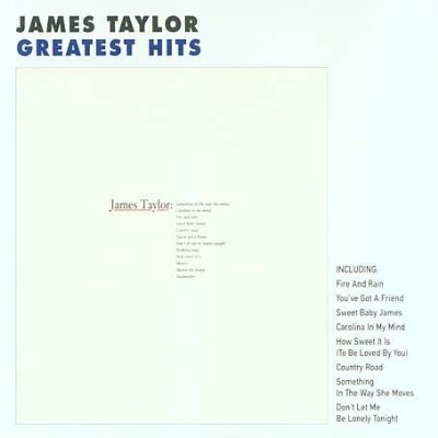  Agrandir  James Taylor's - Greatest hits | Anglophone