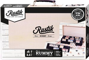 Rummy- valise en bois | Jeux classiques