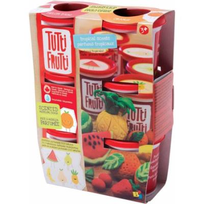 Pâte à modeler Tutti Frutti - 6 pots parfums tropicaux | Pâte à modeler