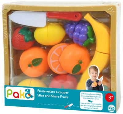 Pakö - Fruits Velcro à couper (11 pièces) | Jeux collectifs & Jeux de rôles