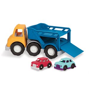Battat - Wonder wheels : Camion porte-voiture | Jeux collectifs & Jeux de rôles