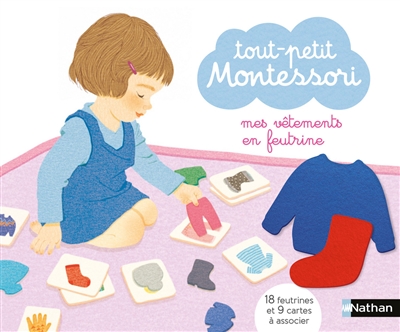 Tout-petit Montessori - Mes vêtements en feutrine | Conscience phonologique