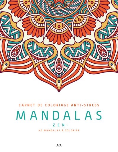 Mandalas Zen - 40 mandalas à colorier | 