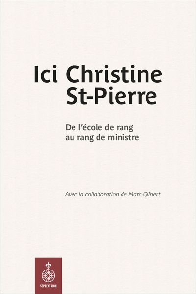 Ici Christine St-Pierre  | St-Pierre, Christine