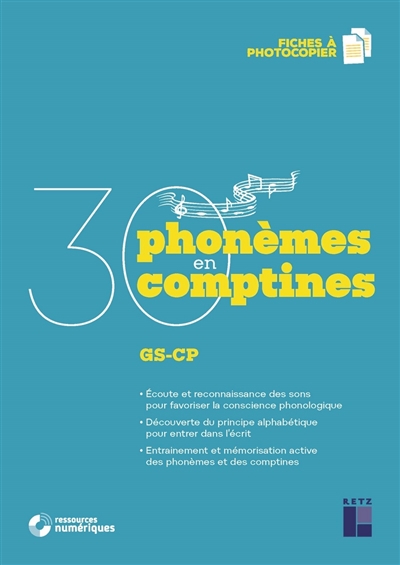 30 phonèmes en 30 comptines | Degorce-Dumas, Martine