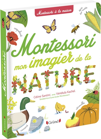 Mon imagier de la nature Montessori | Santini, Céline