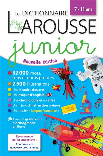 dictionnaire Larousse junior, 7-11 ans (Le) | 