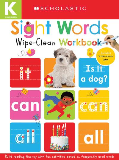 Sight Words: Scholastic Early Learners (Wipe-Clean Workbook) | 