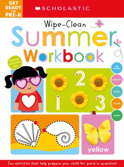 Get Ready for Pre-K Summer Workbook: Scholastic Early Learners (Wipe-Clean Workbook) | 