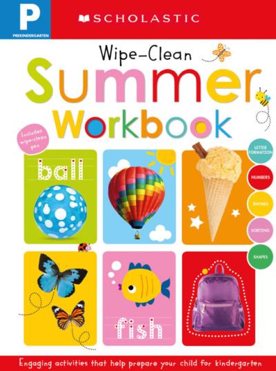 Pre-K Summer Workbook: Scholastic Early Learners (Wipe-Clean Workbook) | 