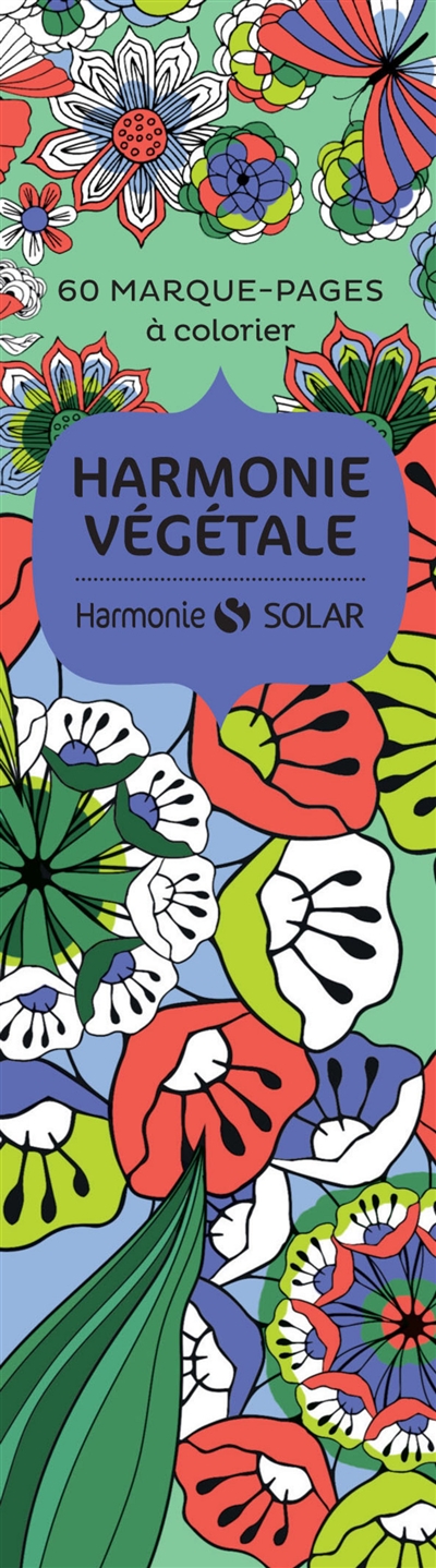 Harmonie végétale - 60 marque-pages à colorier | Brepson, Stéphanie