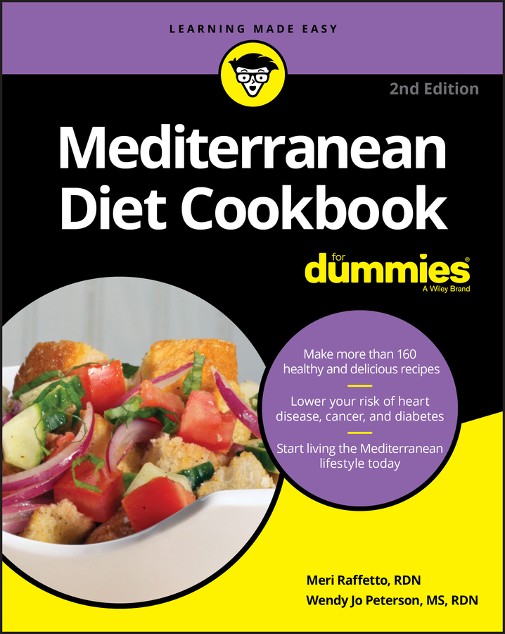 Mediterranean Diet Cookbook For Dummies | Raffetto, Meri
