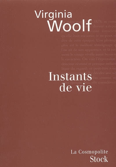 Instants de vie | Woolf, Virginia
