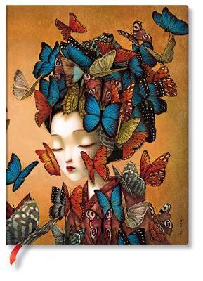 Cahier non ligné - Madame Butterfly (couverture souple) | Papeterie fine