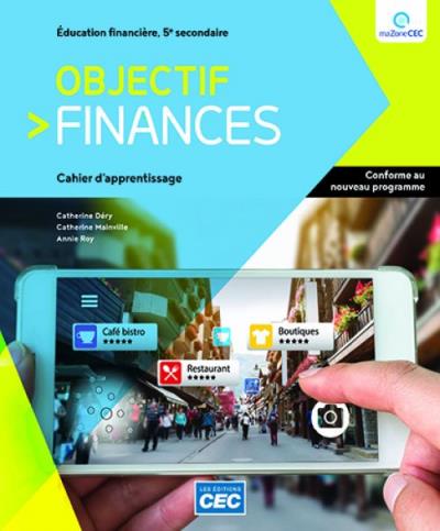 Objectif: finances - Cahier d'apprentissage (incluant les exercices interactifs) | 