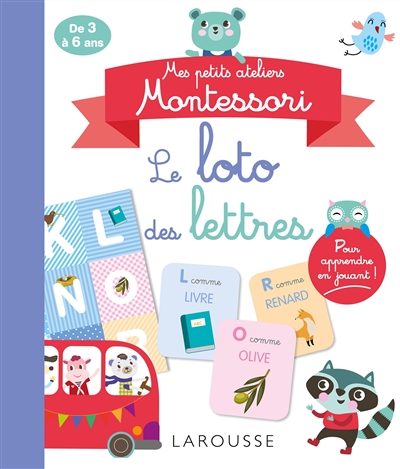Montessori - Mon loto des lettres | Conscience phonologique