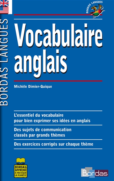 Vocabulaire anglais | Dimier-Quique, Michèle