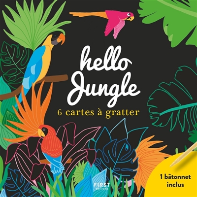 Hello jungle : 6 cartes à gratter  | Magano, Lisa