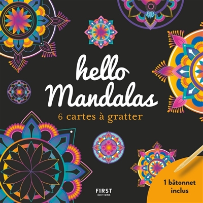 Hello mandalas : 6 cartes à gratter | Magano, Lisa