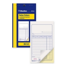 Carnet de Factures Autocopiant à 2 Copies de Blueline®, 3-1/2 x 6-1/2 po  | Papier,cahiers, tablettes, factures, post-it