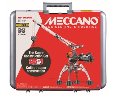 Meccano - Super coffret de construction 25 en 1 | Meccano