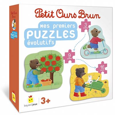 Mes premiers puzzles évolutifs Petit Ours Brun | Casse-têtes