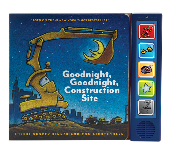 Goodnight  Goodnight Construction Site Sound Book : (Construction Books for Kids, Books with Sound for Toddlers, Children's Truck Books, Read Aloud Books) | Rinker, Sherri Duskey